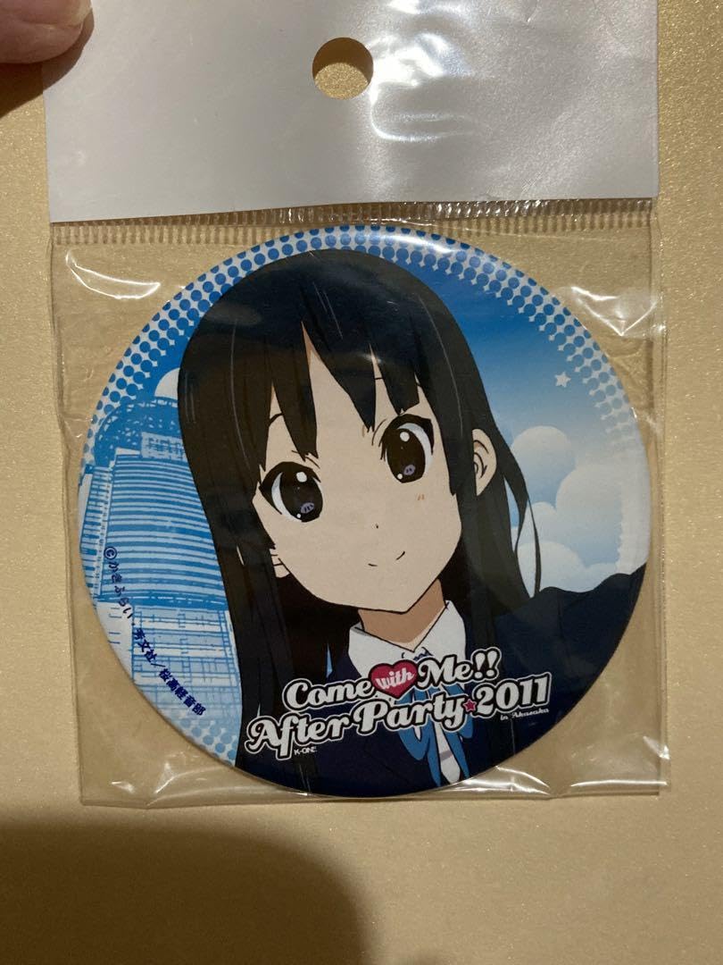 けいおん!! Come with Me!! 2011 秋山澪 缶バッジ けいおん!! Come with Me!! 2011 秋山澪 缶バッジ けいおん